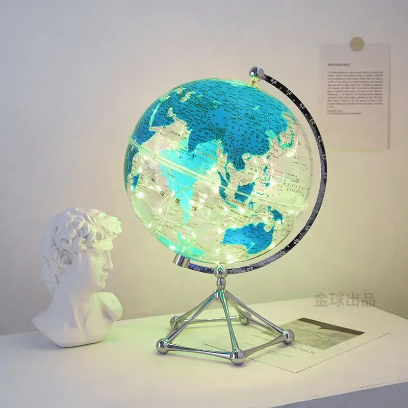 Globo hd 20cm grande estudante ensino globo
