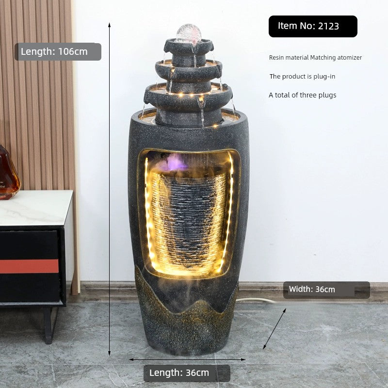 Esfera de decoração Sala de estar Fonte Fengshui