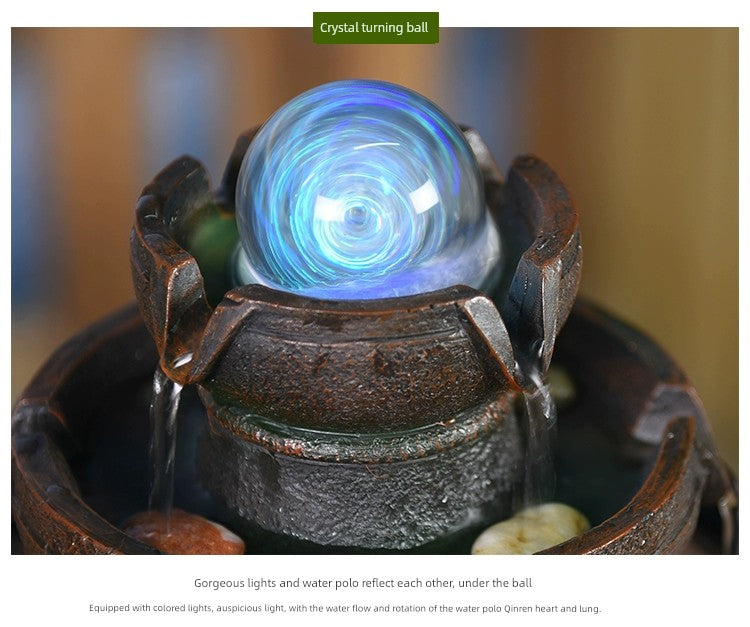 Fonte de decoração para sala de estar feng shui