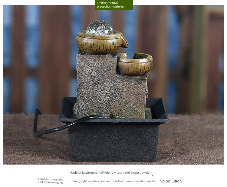 Fonte de decoração para sala de estar feng shui