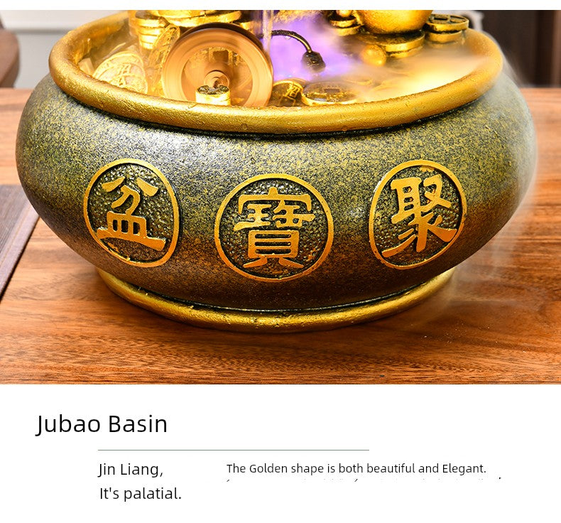 Esfera Fengshui Ornamentos de água corrente Água circulante Decoração de mesa