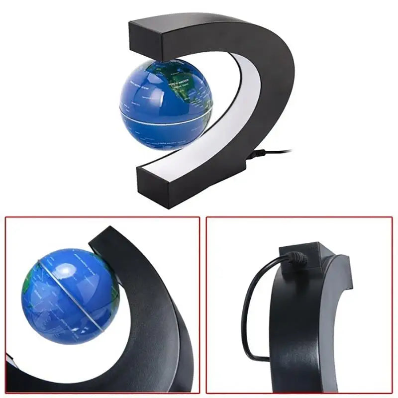 Globo de levitação magnética flutuante led mapa do mundo eletrônico antigravidade lâmpada novidade bola luz decoração