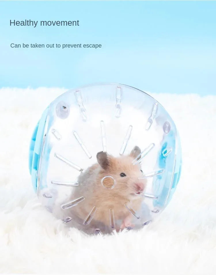 Bola de exercício de hamster transparente, roda de bola de corrida para animais pequenos 14cm/18/cm
