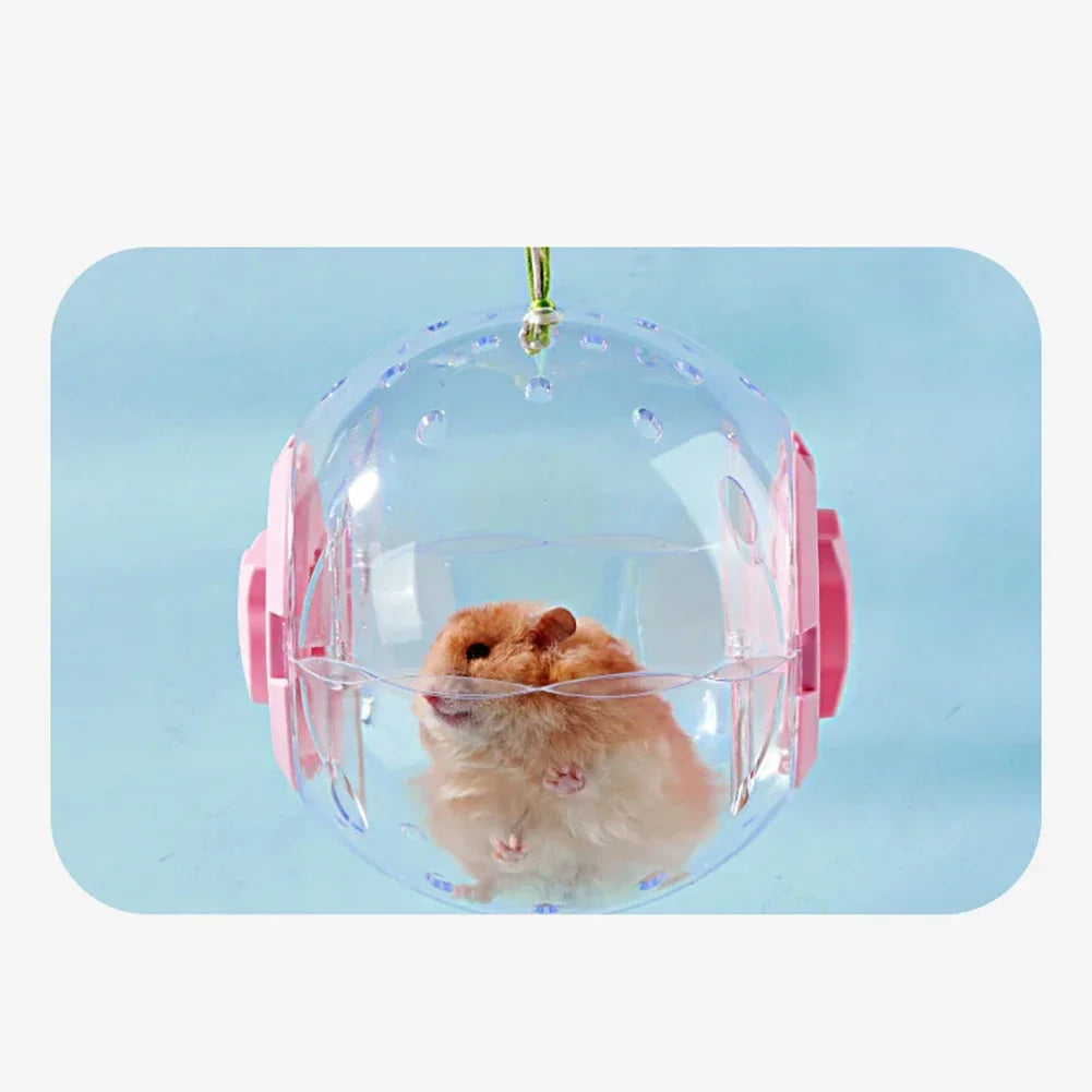Bola de exercício de hamster transparente, roda de bola de corrida para animais pequenos 14cm/18/cm
