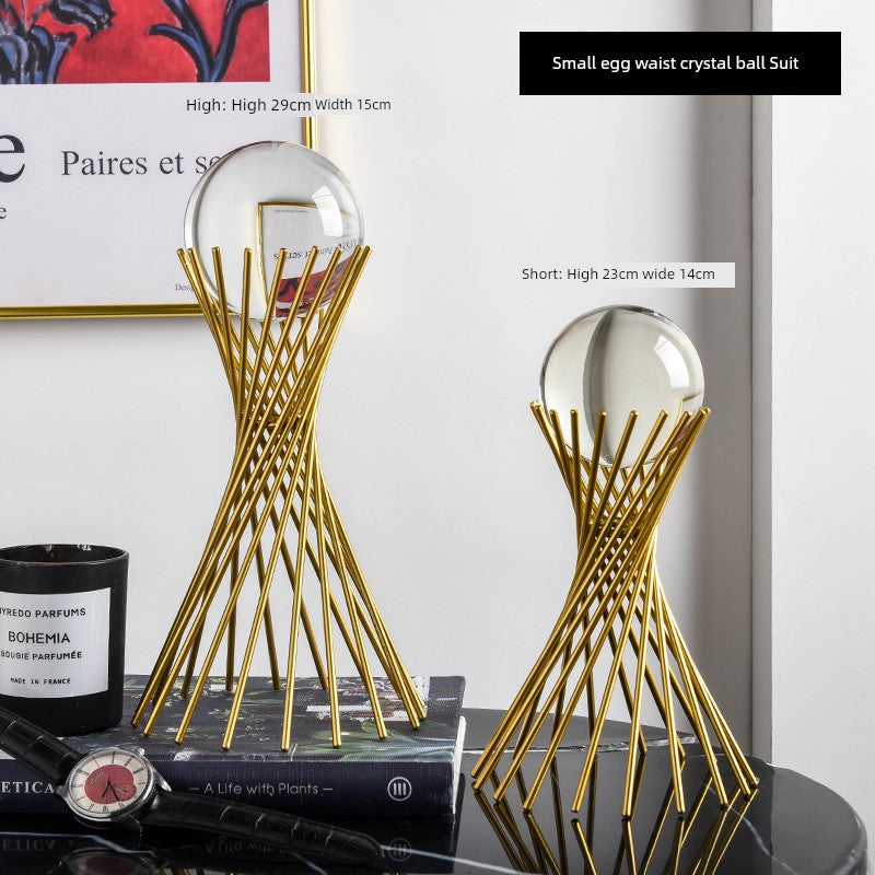 Cristal de luxo, decoração de bola  criativa para casa, sala de estar.