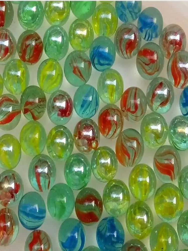 50 pçs 14mm Bolas coloridas de vidro brinquedo crianças bolas de mármore