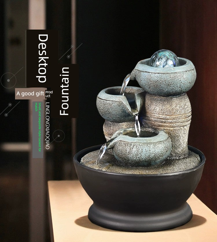Fonte de decoração para sala de estar feng shui