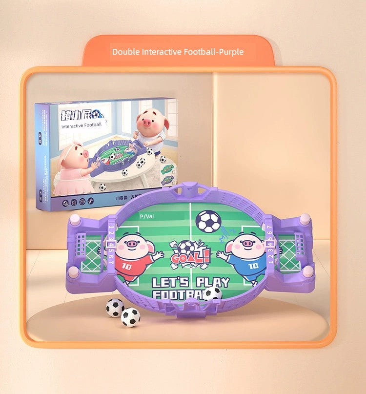 Mesa de futebol combinando brinquedos educativos interativos