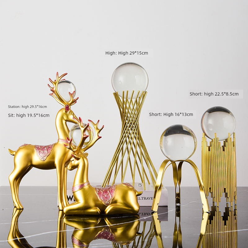 Cristal de luxo, decoração de bola  criativa para casa, sala de estar.