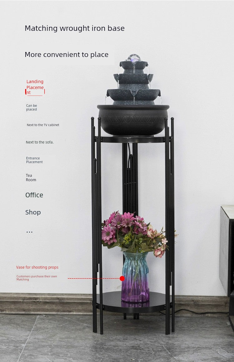 Esfera de decoração Sala de estar Fonte Fengshui