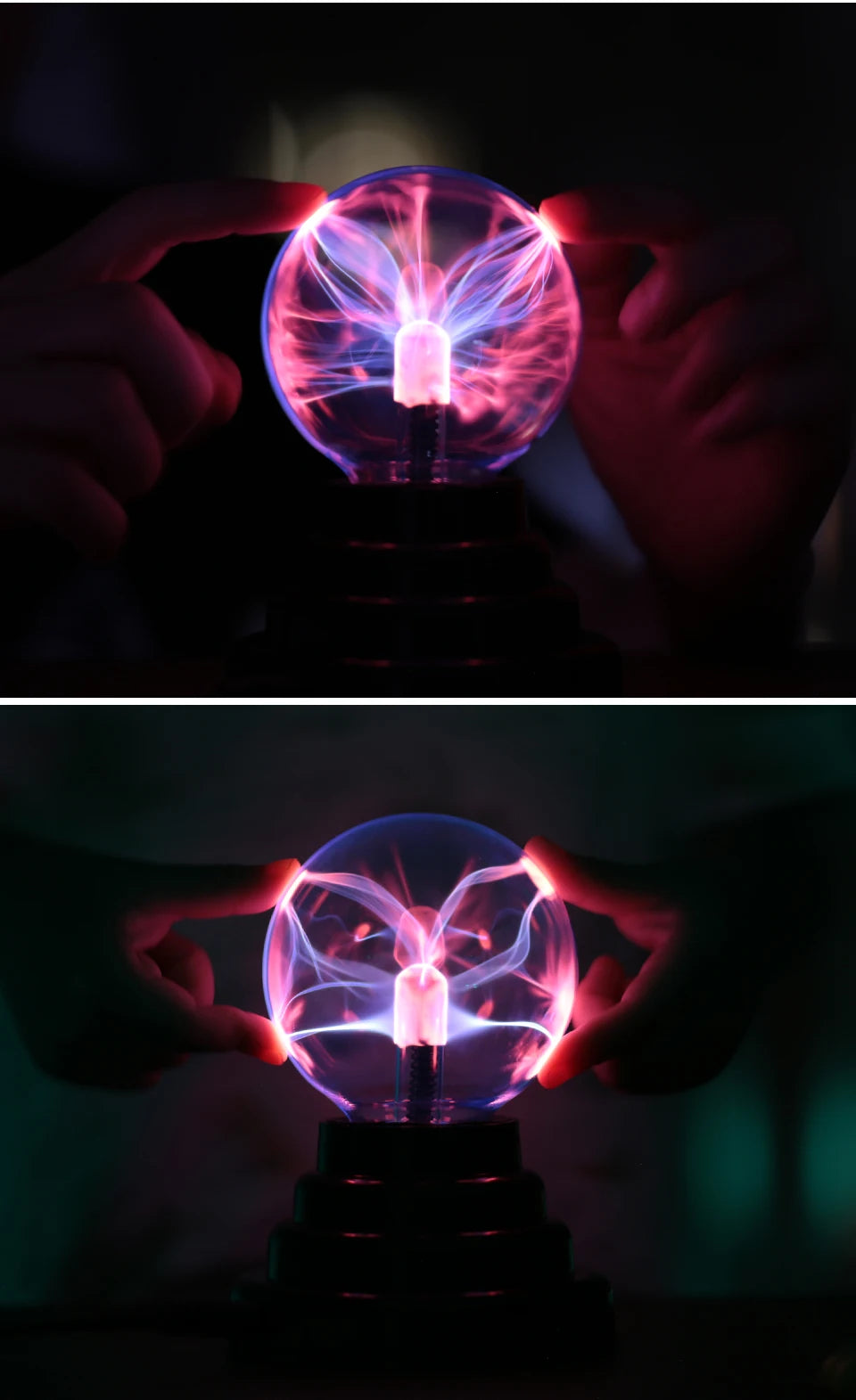 3 Polegada lâmpada mágica de bola plasma 220v lâmpada elétrica luz noturna