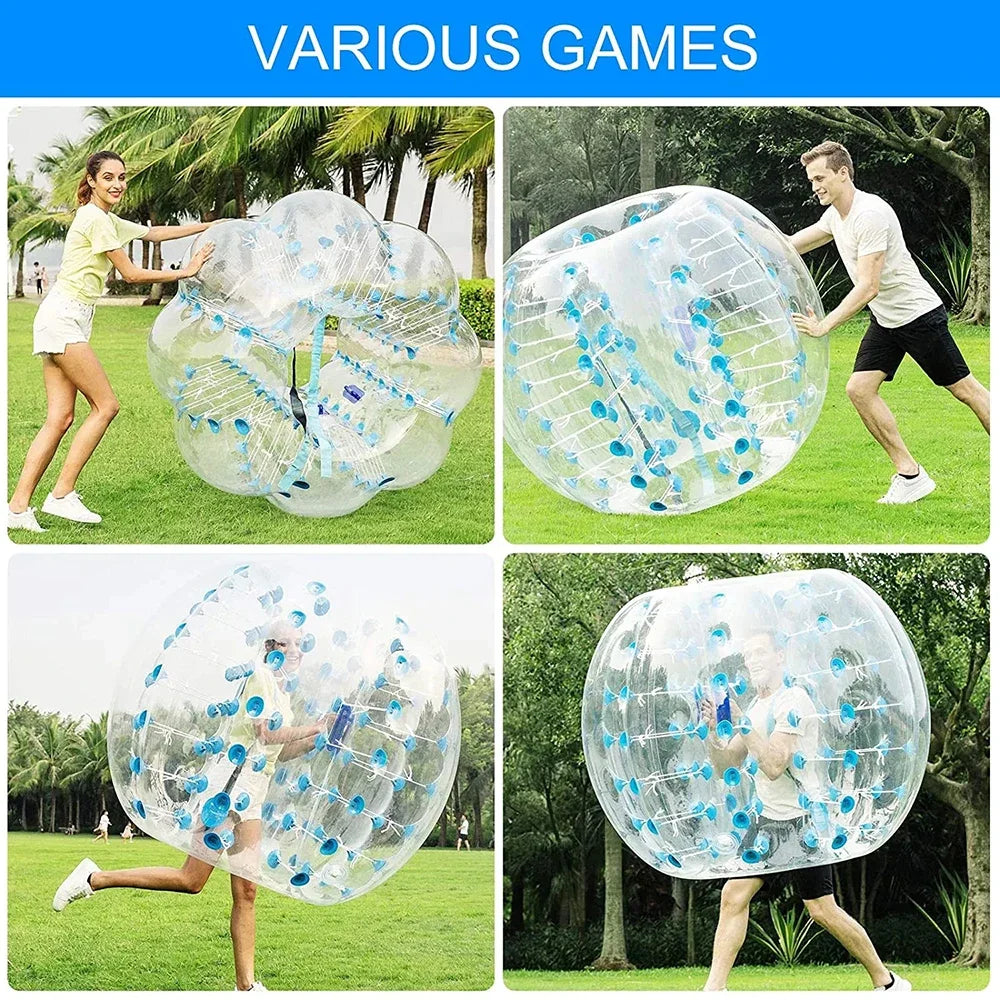 Bola amortecedora inflável bola zorb bola de futebol