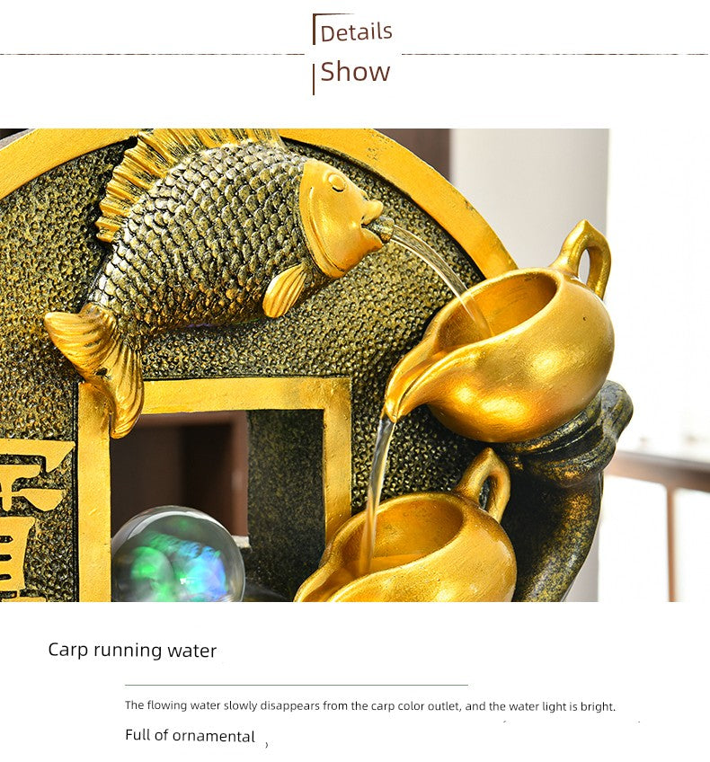 Esfera Fengshui Ornamentos de água corrente Água circulante Decoração de mesa
