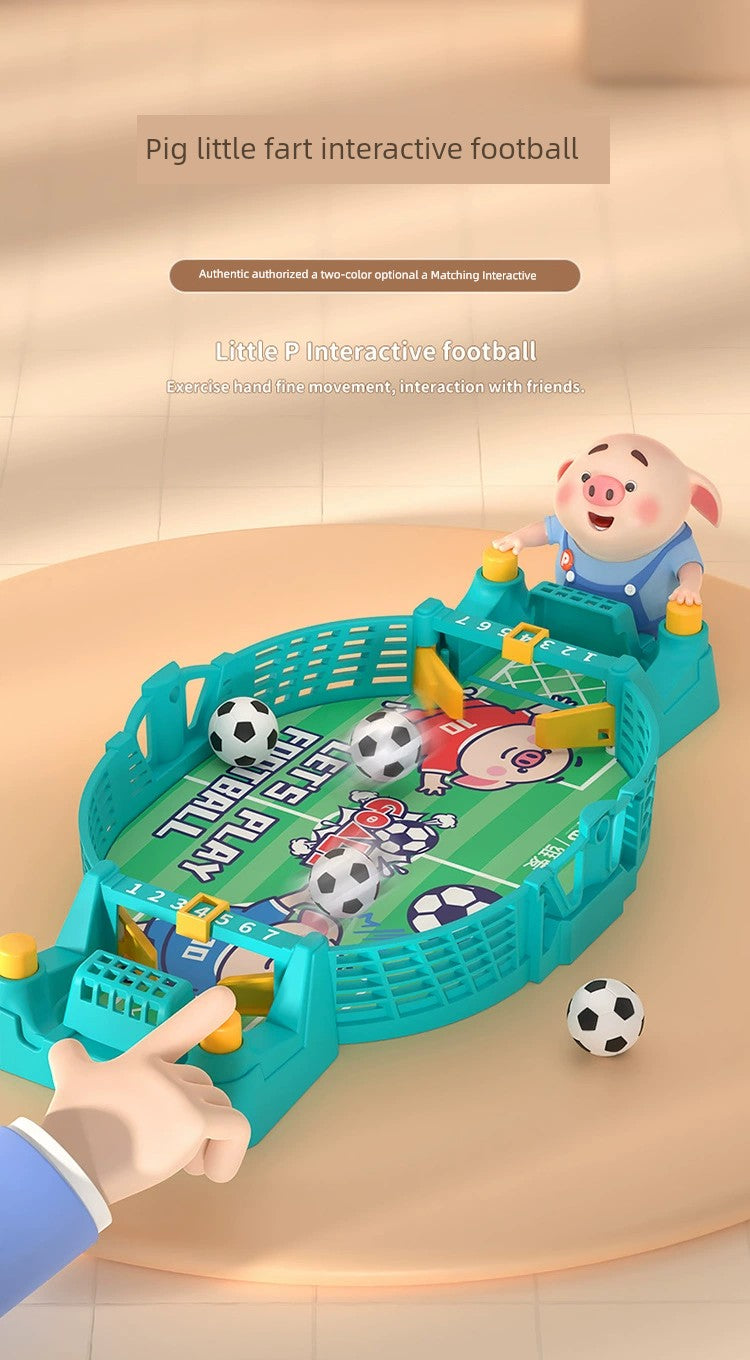 Mesa de futebol combinando brinquedos educativos interativos