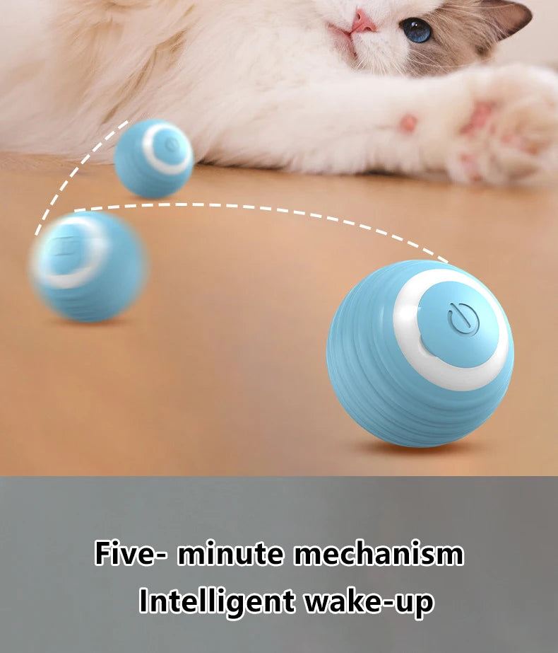 Bola interativa para gatos, brinquedos inteligentes para gatos, bola mágica