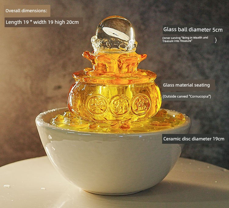 Bola da sorte decoração de sala de estar Fengshui