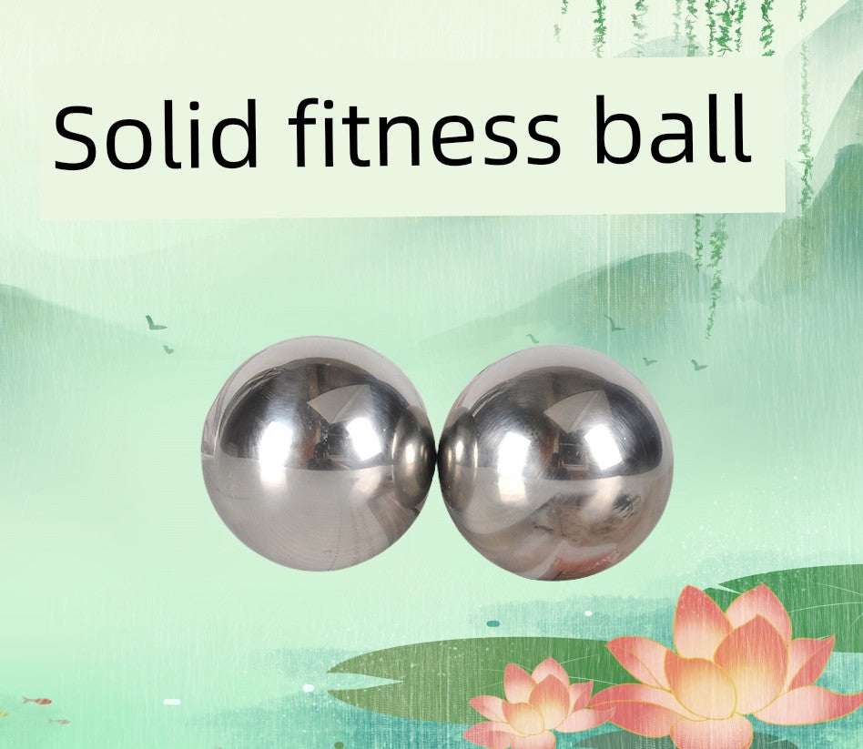 Bola de aço para fitness, bola de aço para reabilitação de idosos, bola para prática de handebol, cuidados de saúde, bola giratória para jogar bola