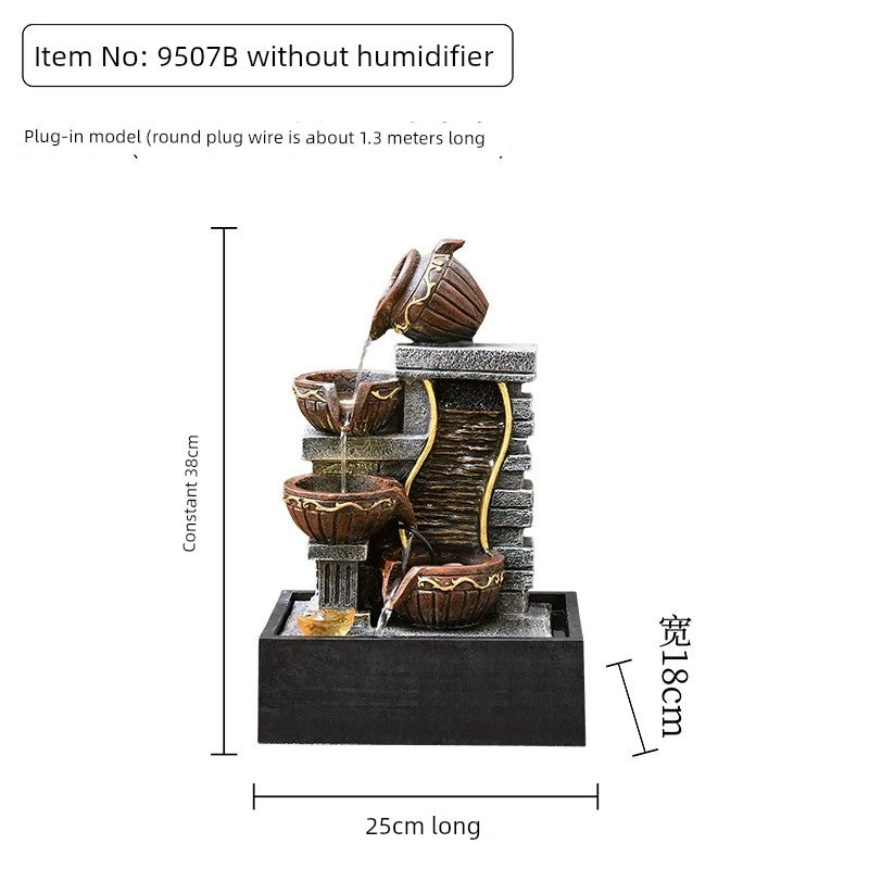 Fonte de decoração para sala de estar feng shui