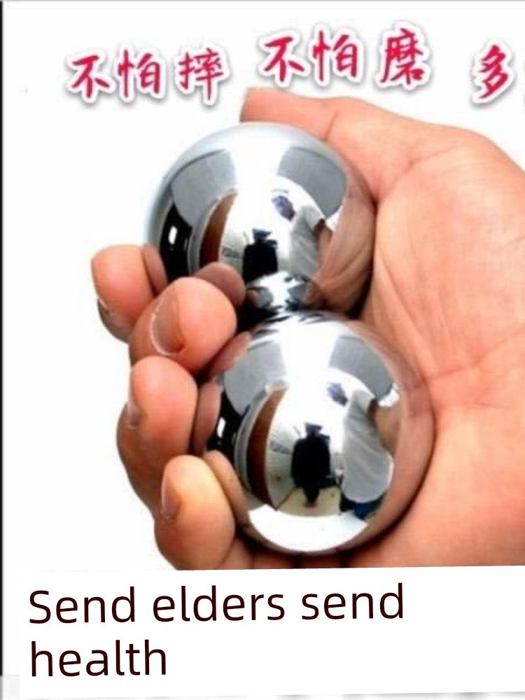 Bola de aço para fitness, bola de aço para reabilitação de idosos, bola para prática de handebol, cuidados de saúde, bola giratória para jogar bola