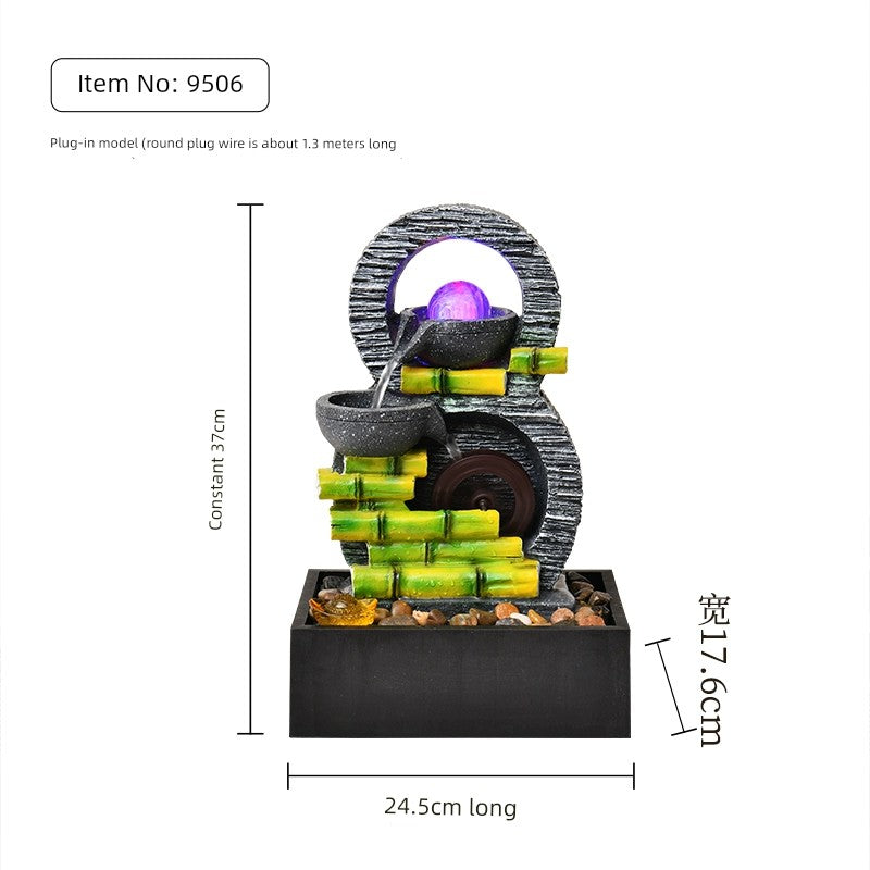 Fonte de decoração para sala de estar feng shui