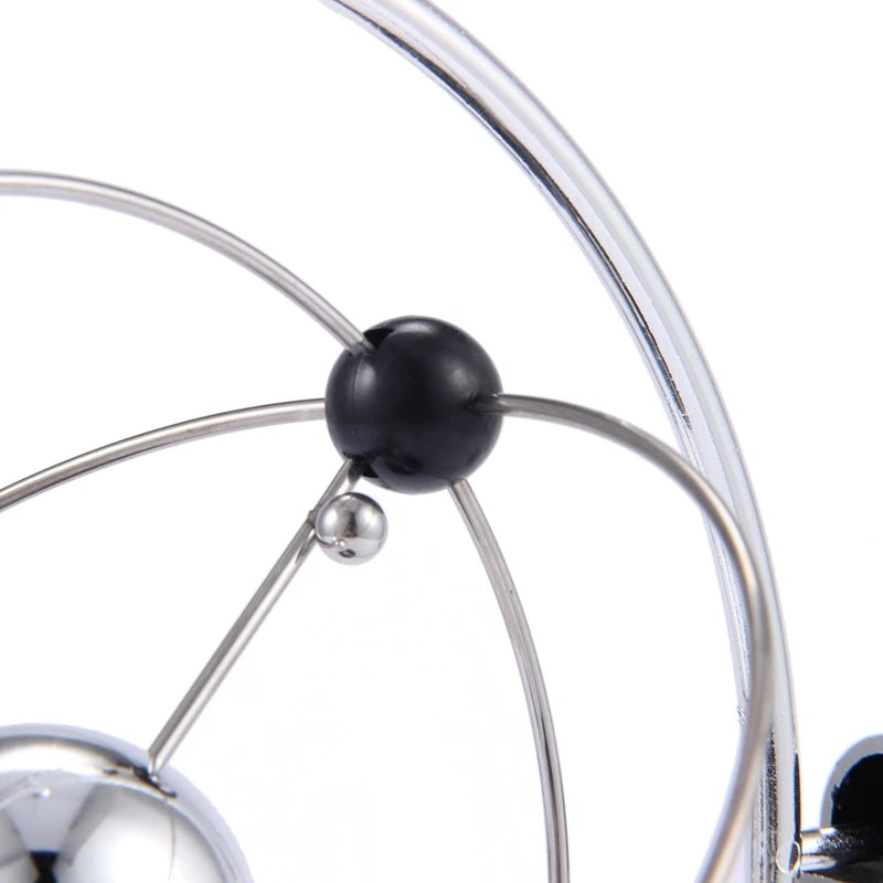 Brinquedo de escultura de mesa de movimento perpétuo - Arte cinética Galaxy Planet Balance Mobile - Escritório executivo magnético Decoração de casa