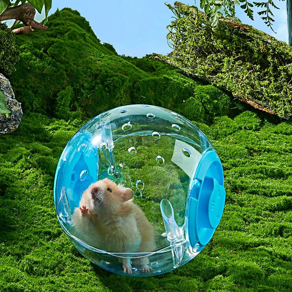 Bola de exercício de hamster transparente, roda de bola de corrida para animais pequenos 14cm/18/cm