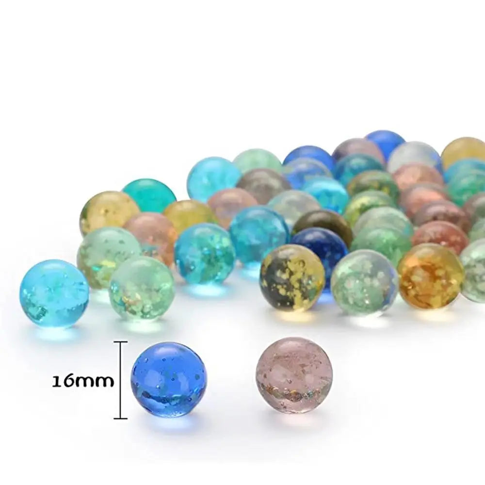 bolas de enchimento de vaso, contas de mármore, jogos, 16mm