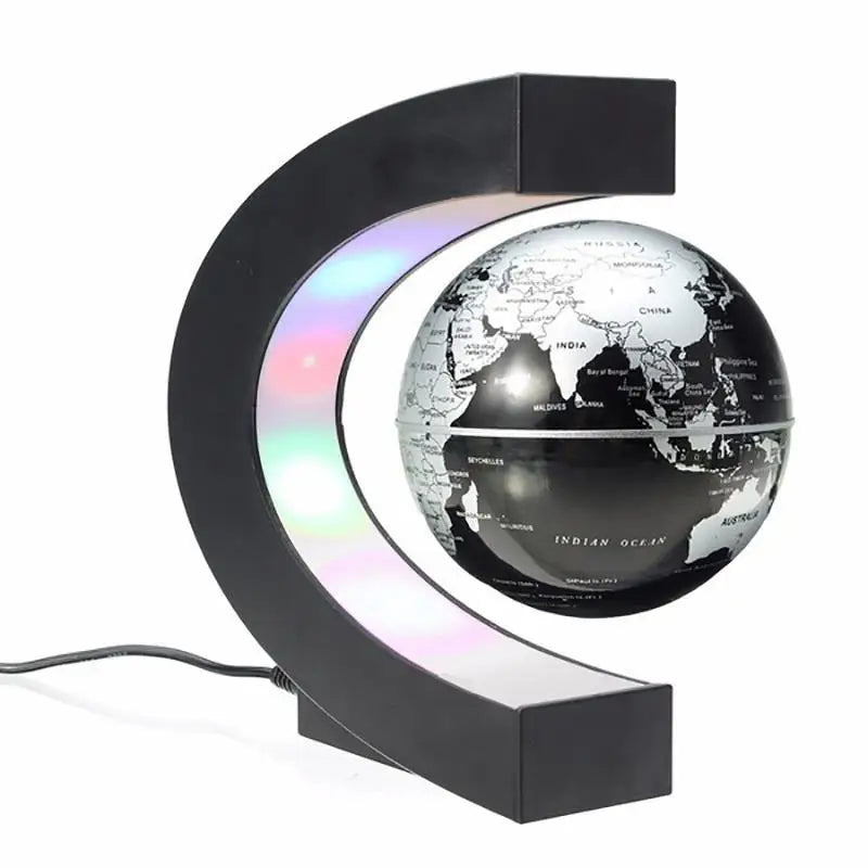 Globo de levitação magnética flutuante led mapa do mundo eletrônico antigravidade lâmpada novidade bola luz decoração