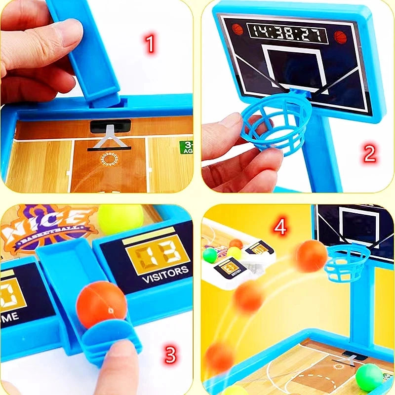 Jogo de basquete desktop brinquedo bola mini máquina