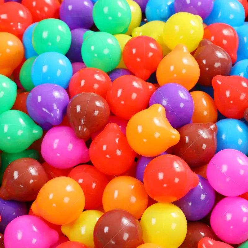 50 pçs bebê bolas de plástico macio pit bolas crianças brinquedo colorido