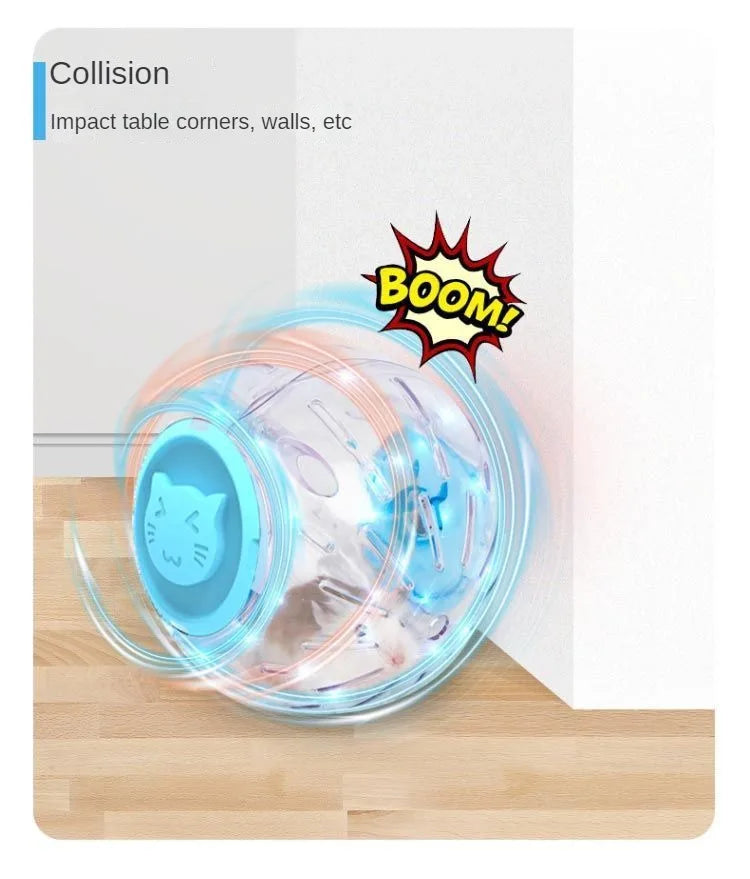 Bola de exercício de hamster transparente, roda de bola de corrida para animais pequenos 14cm/18/cm