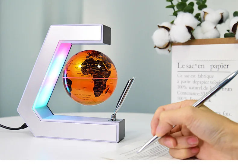 Globo de levitação magnética criativa, novas cores , decoração de escritório.