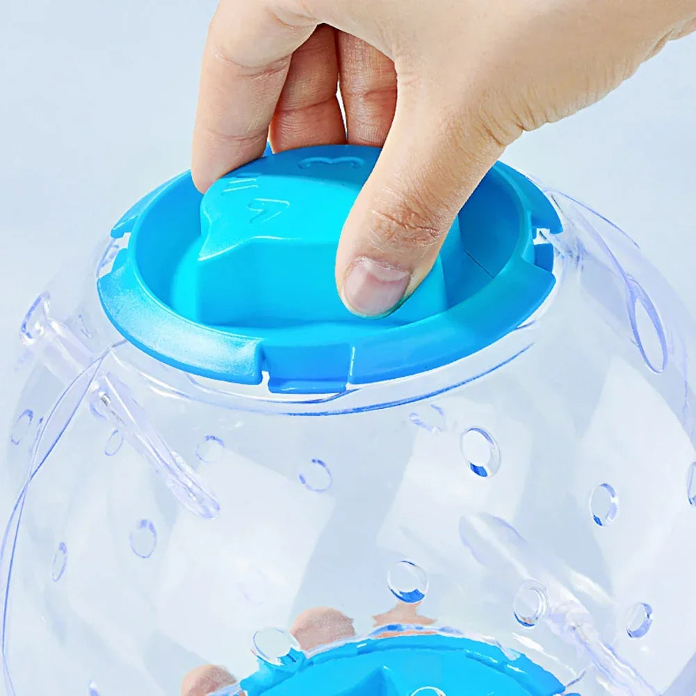 Bola de exercício de hamster transparente, roda de bola de corrida para animais pequenos 14cm/18/cm