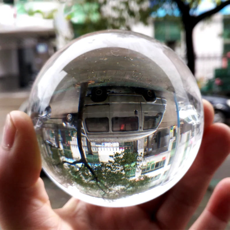 Bola de cristal k9 transparente, 40/50/60mm ásia, esfera mágica