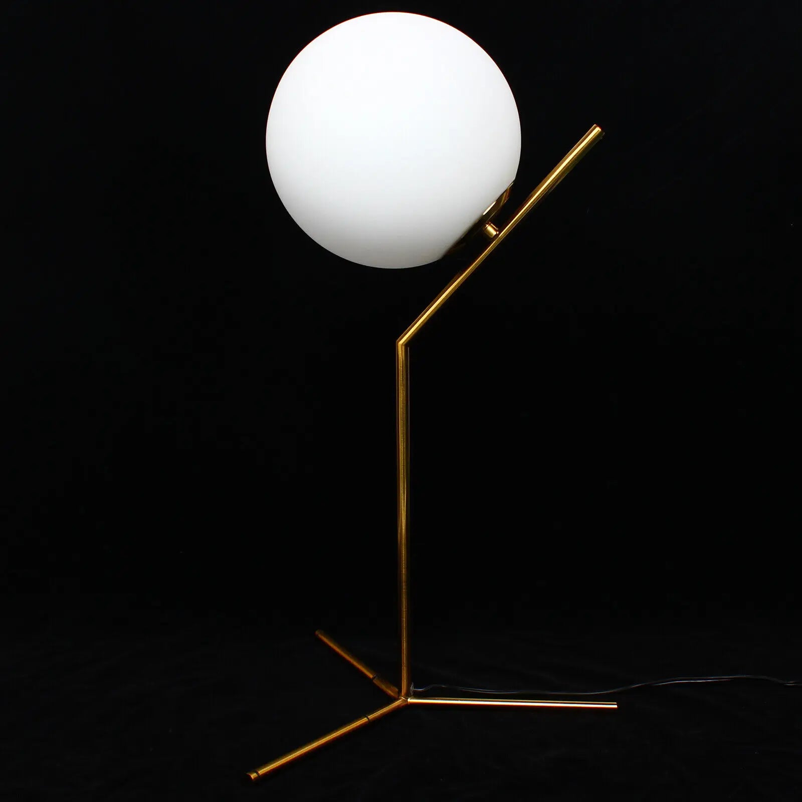 Bola moderna globo de vidro luz led candeeiro mesa quarto luminária 12w