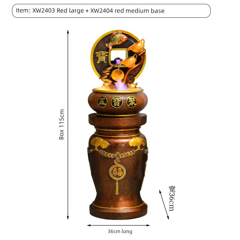 Esfera Fengshui Ornamentos de água corrente Água circulante Decoração de mesa