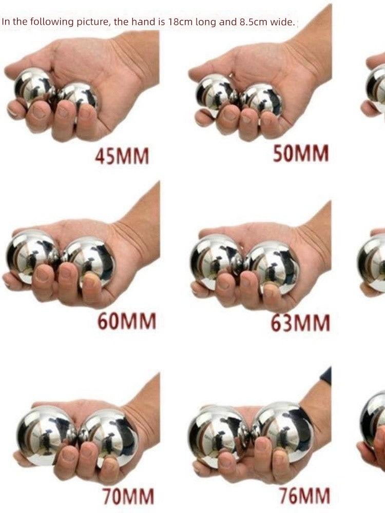 Bola de aço para fitness, bola de aço para reabilitação de idosos, bola para prática de handebol, cuidados de saúde, bola giratória para jogar bola