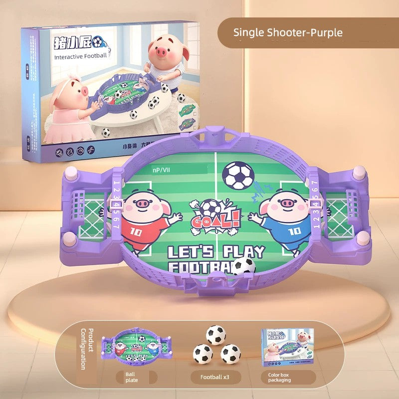 Mesa de futebol combinando brinquedos educativos interativos