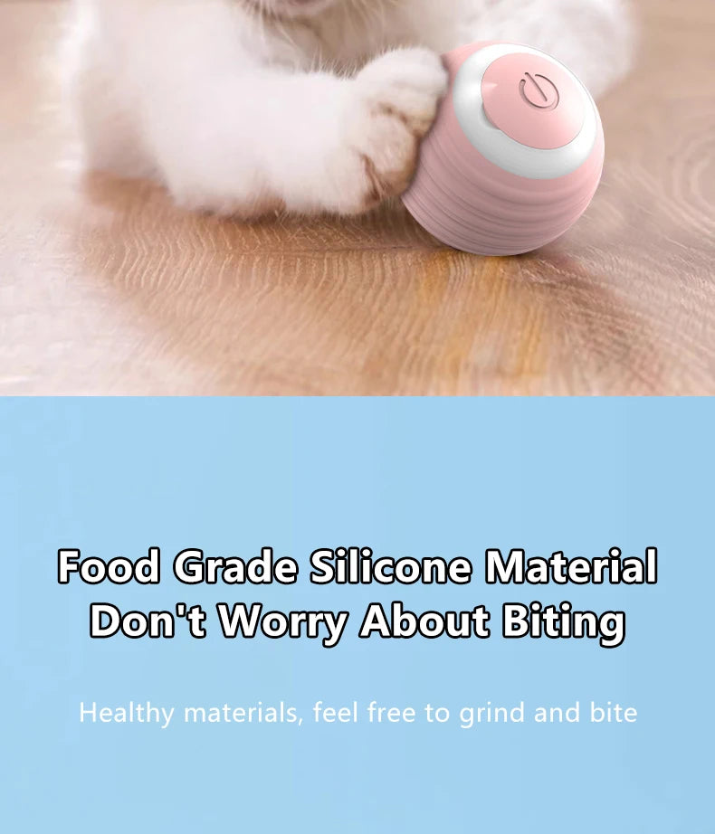 Bola interativa para gatos, brinquedos inteligentes para gatos, bola mágica