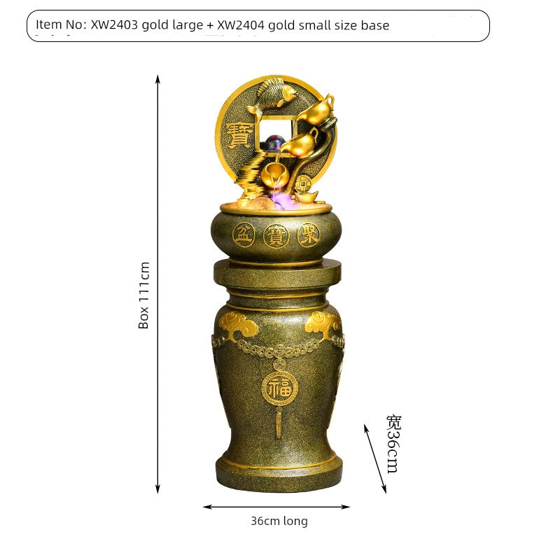Esfera Fengshui Ornamentos de água corrente Água circulante Decoração de mesa