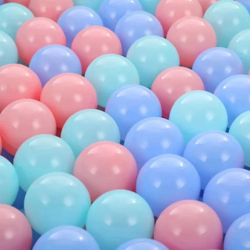 50 pçs bebê bolas de plástico macio pit bolas crianças brinquedo colorido