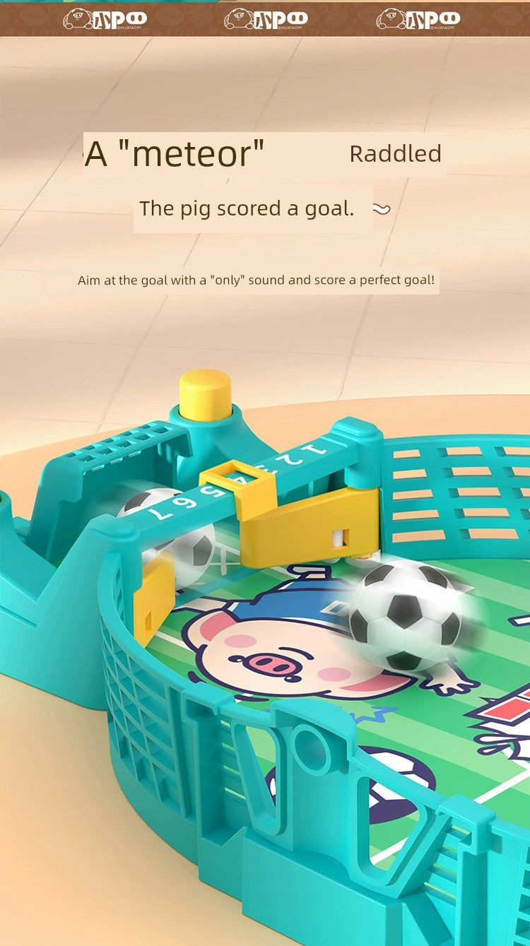 Mesa de futebol combinando brinquedos educativos interativos