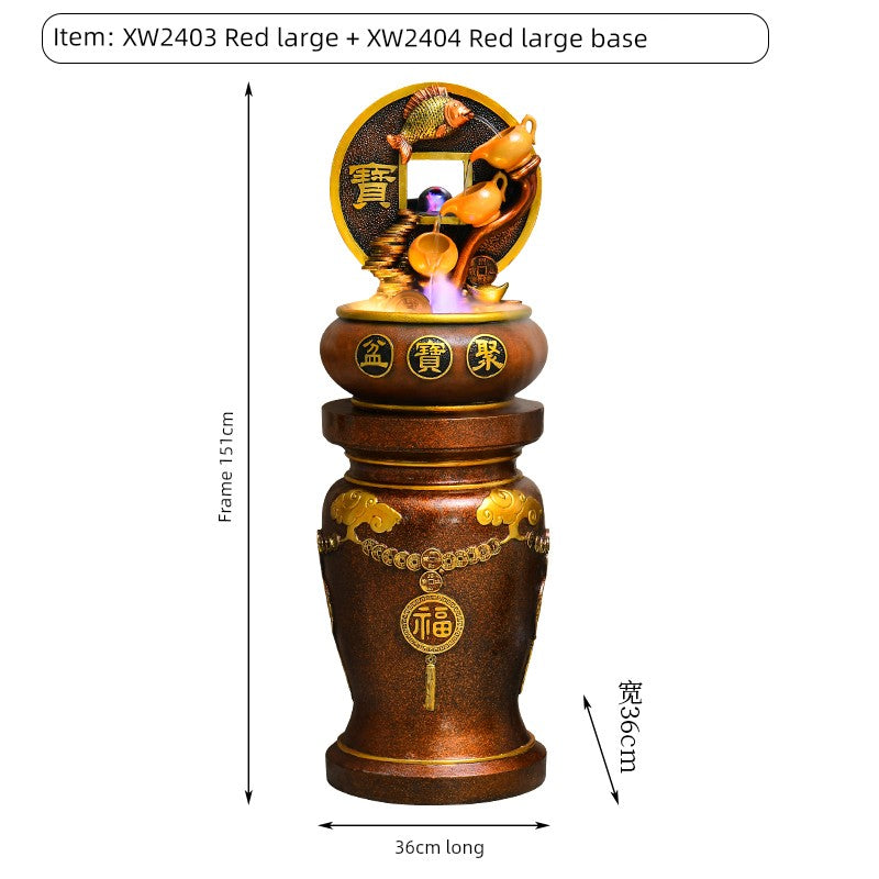 Esfera Fengshui Ornamentos de água corrente Água circulante Decoração de mesa