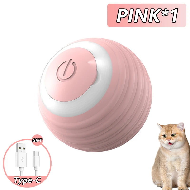 Bola interativa para gatos, brinquedos inteligentes para gatos, bola mágica