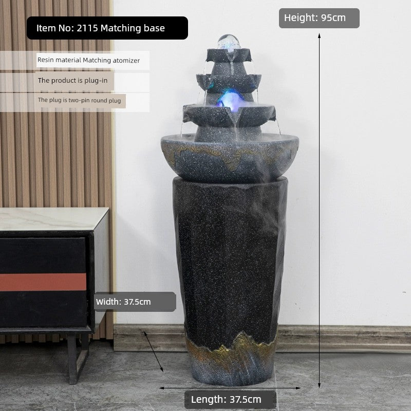Esfera de decoração Sala de estar Fonte Fengshui