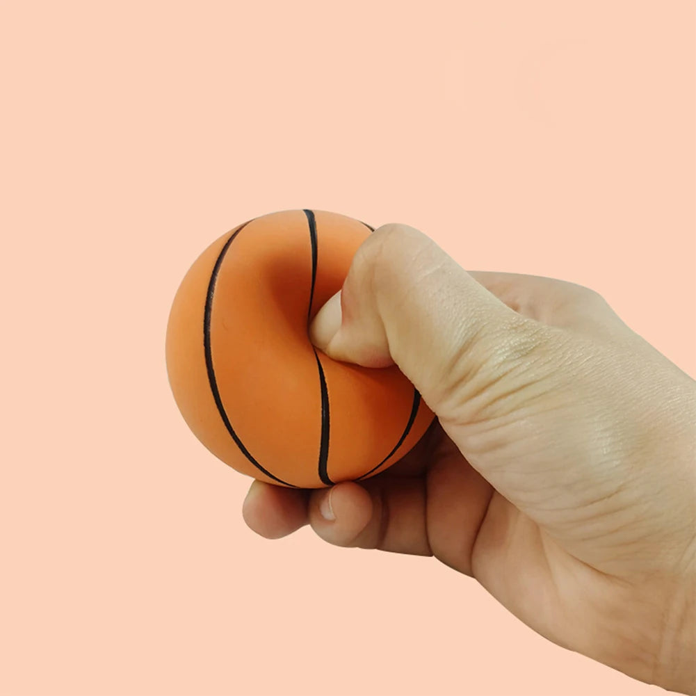 6cm de alta elasticidade mini basquete borracha mini esportes brinquedo de basquete