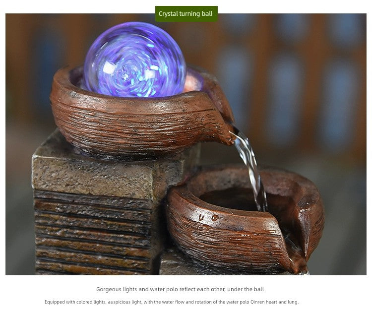Fonte de decoração para sala de estar feng shui