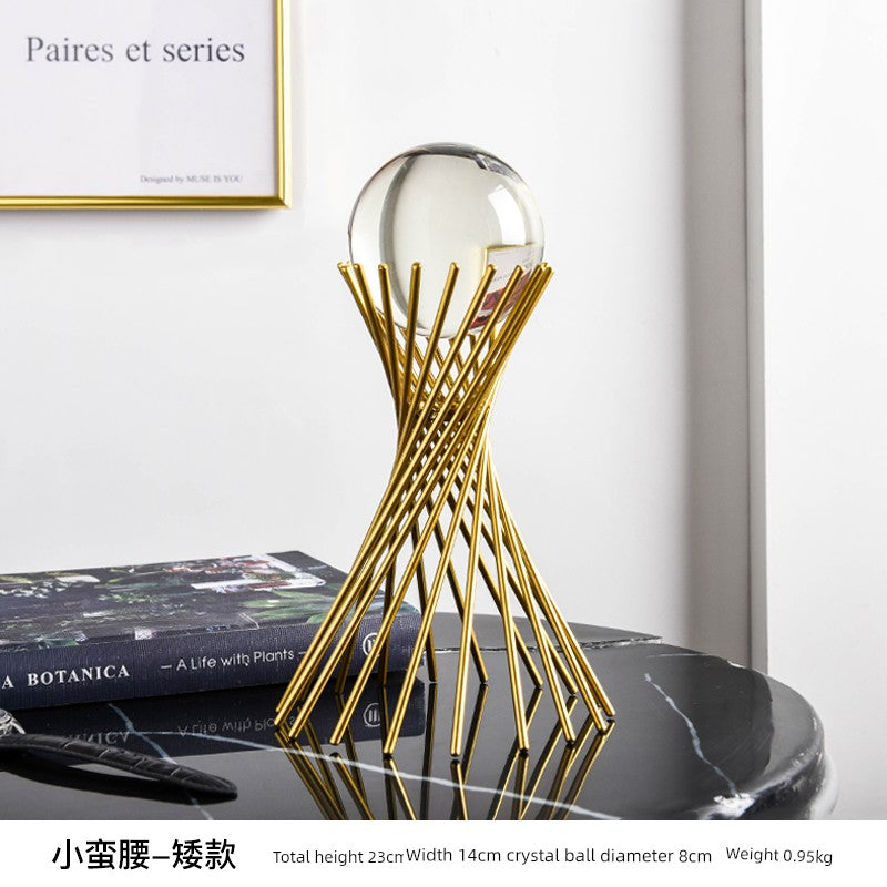 Cristal de luxo, decoração de bola  criativa para casa, sala de estar.