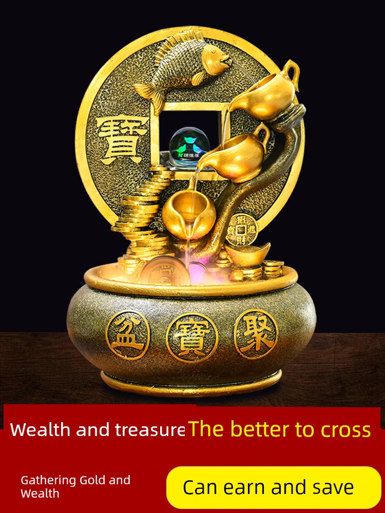 Esfera Fengshui Ornamentos de água corrente Água circulante Decoração de mesa