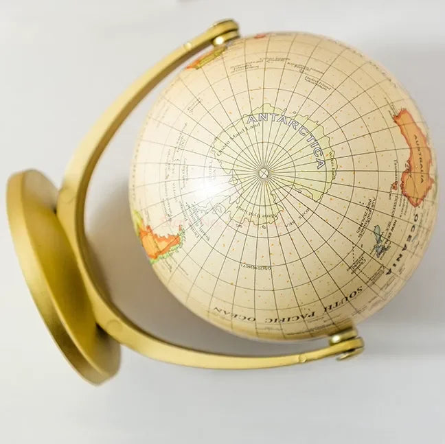 globo 360 rotação terra mundo oceano 10/14cm retro decoração da escola em casa